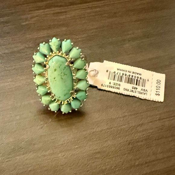 NWT - size 9 - Kendra Scott Yellow Rose Statement Ring - Picture 2 of 4